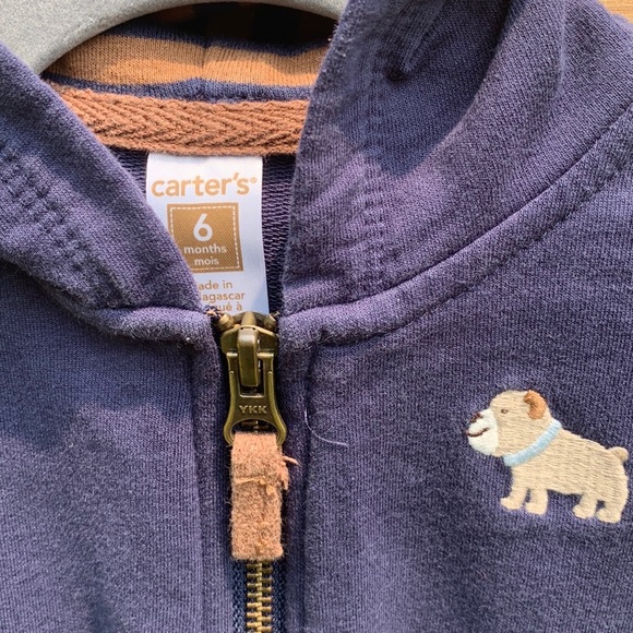 Carters Zip Up Hoodie - Picture 2 of 5